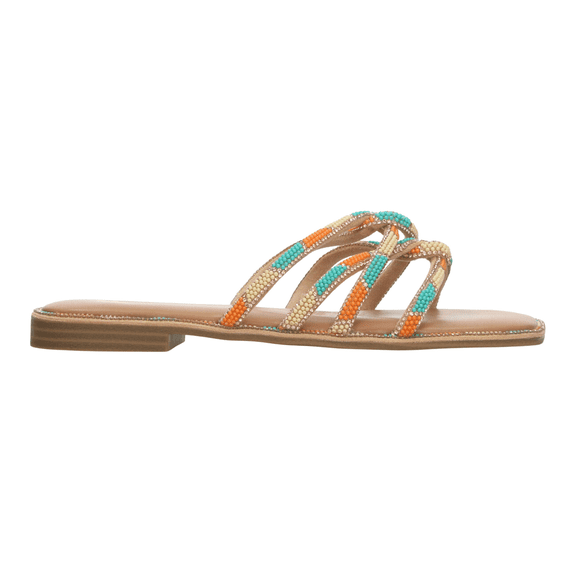Sandalia Efe Mujer Multicolor Slide Casual multicolor 23