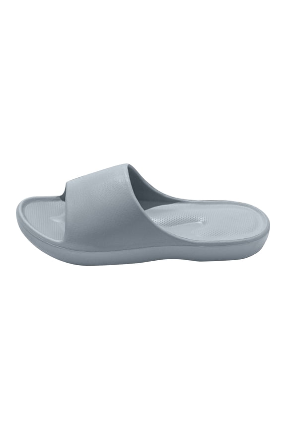 Home Arch Support Slippers for Men and Women Indoor Outdoor Silent Footwear Comfortable EVA House Shoes with Massage Texture for Bathroom Shower and Beach UseBlack