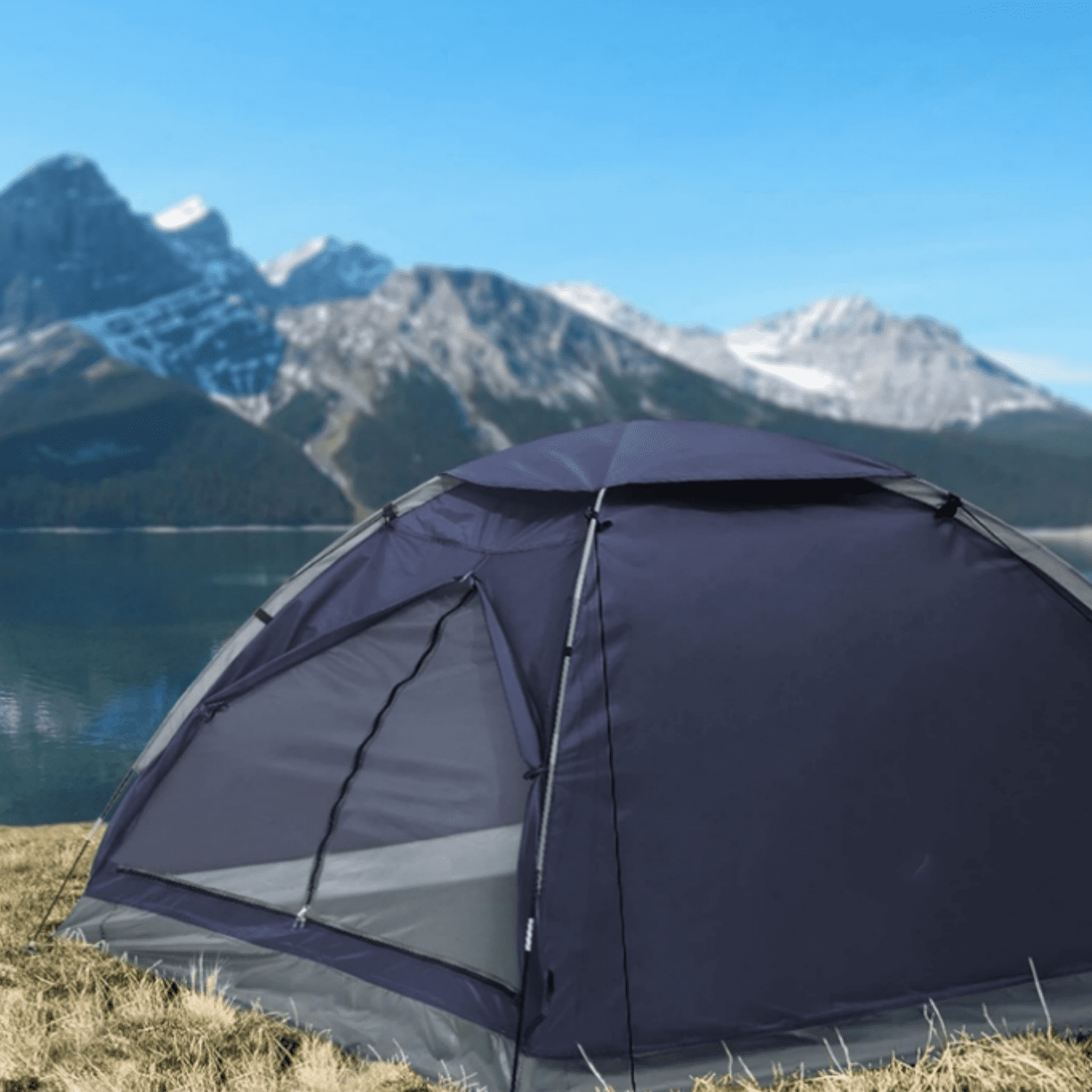 Camping Tent with Removable Rain Fly, Easy Setup Outdoor Tents Water Resistant Lightweight Portable for Family Backpacking Camping Hiking Traveling