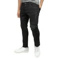 thumbnail image 4 of RAW X Mens RawX Slim Fit Moto Detail Stretch Jeans, Jet Black, 46X32, 4 of 9