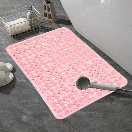 HBBKVI Non Slip Bath Mat Shower Floor Pad with Massage Dots Waterproof Fast Dry Plastic Bathroom Rug for Tub Security Opposition Fatigue HBBKVI Non Slip Bath Mat Shower Floor Pad with Massage Dots Waterproof Fast Dry Plastic Bathroom Rug for Tub Security Opposition Fatigue