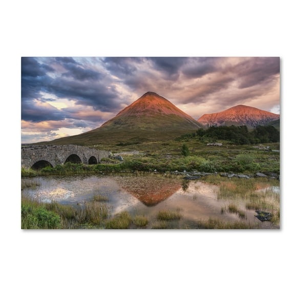 Trademark Fine Art 'Glamaig Sunset' Canvas Art by Michael Blanchette Photography