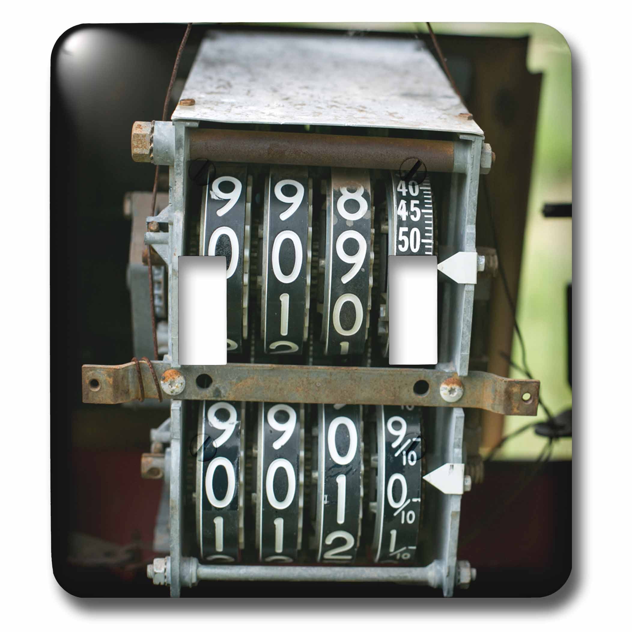 3dRose Antique gas pump counting machine, Tucumcari, New Mexico, Route