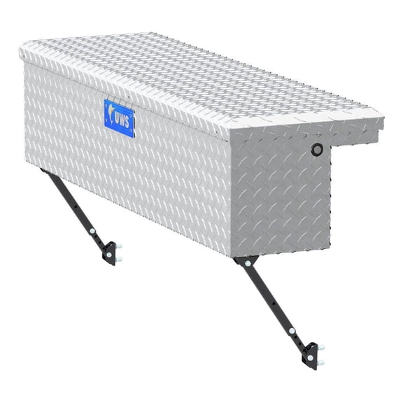 UWS EC30201-MK2 48 Inch Low Profile Truck Bed Side Tool Box, Silver