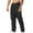 Black, variant on JURANMO Men's Relaxed Fit Straight Leg Tactical Pants Solid Casual Ripstop Work Trousers Button Zip Front Open Combat Cargo Pants with Pockets Purses for Women Clearance Khaki XL