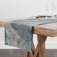 thumbnail image 1 of SHIQI-Gray Marble Table Runner Modern Abstract Stone Texture Kitchen Dinner Runner for Indoor Home Living Room Party Dining Table Decoration 13"x36", 1 of 4