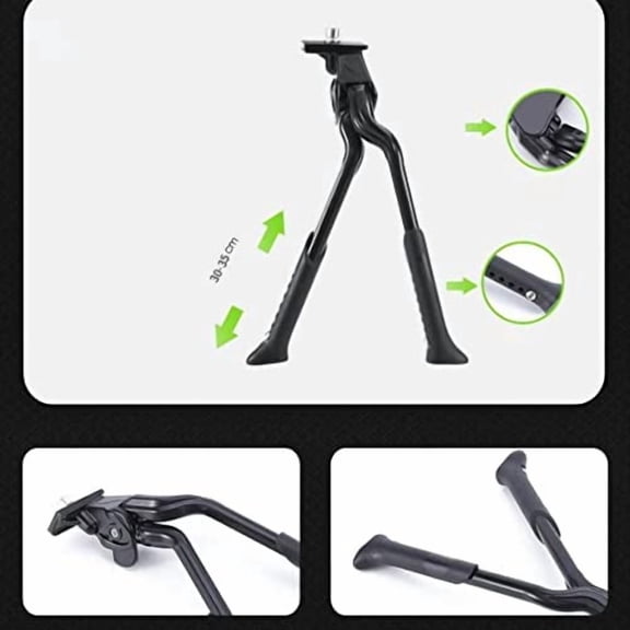 Double Leg Bike Kickstand, Dual Leg Bicycle Stand, Adjustable Bike Kickstand for 29" Mountain Bike