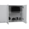 thumbnail image 3 of TUHOME 120 Wall Cabinet Engineered Wood Cabinets in  White, 3 of 8