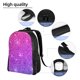 thumbnail image 5 of Fotbe Pink Purple Glitter Mochila de Viaje para Laptop, Mochila Ejecutiva Delgada y Resistente 15.6", 5 of 8