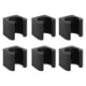 thumbnail image 5 of Pool Cue Clamp, Set of 6 Plastic Billiard Single Stand Mini Rod Storage Accessories, 5 of 5
