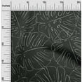 thumbnail image 2 of oneOone Silk Tabby Black Fabric Ocean Underwater Life Fabric For Sewing Printed Craft Fabric By The Yard 42 Inch Wide, 2 of 4