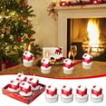 thumbnail image 1 of Nochebuena, Velas Decorativas de Muñeco de Nieve Navideño, Decoración Familiar, Decoración de Escritorio, Velas Pequeñas, 1 of 6