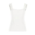 thumbnail image 5 of Babysbule Women's Tops Women's Sling Solid Tank Tops Slim Fit Sexy Sleeveless Summer Casual Blouse, 5 of 7