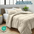 thumbnail image 6 of Bare Home Down Alternative Comforter Set - 3-Pieces - All Seasons - Full, Sand, 6 of 8