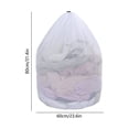 thumbnail image 3 of Laundry Wash Bags, Czzoypi Large Mesh Delicates Bra Sweater Protector, Drawstring Secure Closure Machine Washable Reusable Organizer Set, White, 3 of 6