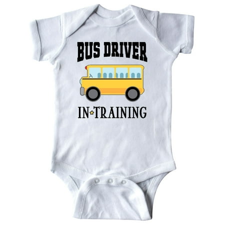 

Inktastic Bus Driver in Training Outfit Gift Baby Boy or Baby Girl Bodysuit