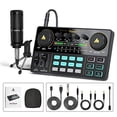 thumbnail image 1 of Podcast Equipment Bundle-MAONO Maonocaster Lite -Audio Interface-All in One-Podcast Production Studio with 35mm Microphone for Live Streaming, Podcast Recording, Pc, Smartphone (AU-AM200-S1, 1 of 4