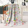 thumbnail image 2 of Princess Magic Pattern Blanket,Comfortable Soft Flannel Throw Blanket,All Season,Warm Lightweight Blankets for Sofa Bed Couch Living Room Chair,40"x50", 2 of 4