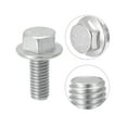 thumbnail image 4 of M5x10mm Hex Flange Bolts 304 Stainless Steel Polishing 25 Pack, 4 of 5