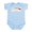 Sky Blue, variant on CafePress - Turbo Infant Bodysuit - Baby Light Bodysuit, Size Newborn - 24 Months