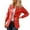 Red, variant on UJNDER Plus Size Coat V Neck Design with Pockets for Everyday Wear for Spring and Summer Pairs Well with Jeans Easy Care Lapel PU Leather Coats for Women Black XXXL