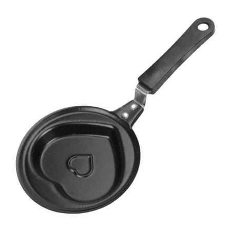 

Non Stick Frying Pans|Heart Shaped Skillet|Household Morning Omelette Pans with Heat-insulated Handle for Frying Eggs Bacon and Ham Sausage for Induction Cooker and Stove