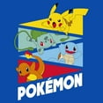 thumbnail image 2 of Boys Pokemon Colorful Starters Banners T Shirt, 2 of 5