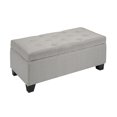 thumbnail image 1 of K Living 36" Wide Fabric Storage Ottoman, 1 of 2