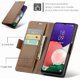 thumbnail image 3 of Funda tipo cartera para Samsung Galaxy A22 5G con tarjetero, función atril, cierre magnético, protección antigolpes de piel sintética, con tapa tipo cartera para Samsung A22 5G, 3 of 7