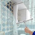thumbnail image 3 of Shower Squeegees Stainless Steel With Suction Cup Hook Window Squeegees For Bathroom Mirror Wiper, Window Glass Cleaning, 3 of 4