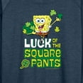 thumbnail image 3 of SpongeBob SquarePants - Luck Of The Square Pants - Women's Lightweight French Terry Long Sleeve Shirt, 3 of 6