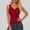 Wine, variant on Fnooota Women's Tank Tops, Summer V Neck Slim Fit Knitted Sleeveless T-shirts Khaki Size S-2XL