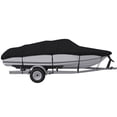 thumbnail image 7 of 17-19FT Trailerable Boat Cover Waterproof Heavy Duty Marine Grade Dust V-Hull Runabout, Black, 7 of 7
