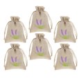 thumbnail image 2 of Miangastore 6pcs Lavender Sachet Bags Empty Small Floral Drawstring Bags Decorative Lavender Pouches Handmade Lavender Sachet Bag Drawstring Bags, 2 of 9
