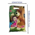 thumbnail image 3 of Bolsa de regalo con temática de oso animal, paquete de dulces para decoración de fiesta de cumpleaños, suministros para fiestas de niñas, lotes de embalaje de almacenamiento, bolsa Kraft, caja de rega, 3 of 4