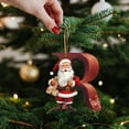 thumbnail image 6 of DefiDgd 3.15inch Christmas Tree 26 Letters and Santa Pendant Decoration,Acrylic Hanging Christmas Ornaments,Letter Christmas Indoor for Christmas Tree Ornaments Pendant Hanging Decorations(R), 6 of 6