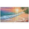 thumbnail image 2 of Sunset Beach Seastar Palm Tree Hardcover 3 Ring Binder 1.5 inch Round Rings with Interior Pockets Binders Organizer Office School 1 Pack, 2 of 9