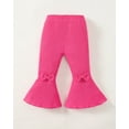 thumbnail image 5 of Infant Girls Clothes Baby Girl Pants Toddler Leggings 3 Pack Flare Baby Pants 3 6 9 12 18 24 Months Bell-bottoms for Girls Black Purple Red, 5 of 8