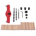 thumbnail image 1 of Riwesomey Localizador de taladros para el hogar, localizadores de perforación de precisos universales, de agujeros de bolsillo para Kits y herramientas para tallar Rojo Riwesomey TO009175-02, 1 of 6