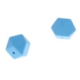 thumbnail image 4 of BPA- Silicone Beads Colgante Colr de Mordedor para Bebé Decoración de Bricoje idad - Azul, 4 Yotijar Perlas de dentición de silicona, 4 of 10