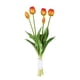 thumbnail image 1 of Matsuzay 15 Uds. Gel de sílice tacto Real ramo de látex bajo mantenimiento aspecto realista versátil elegante Decoración naranja, 1 of 6