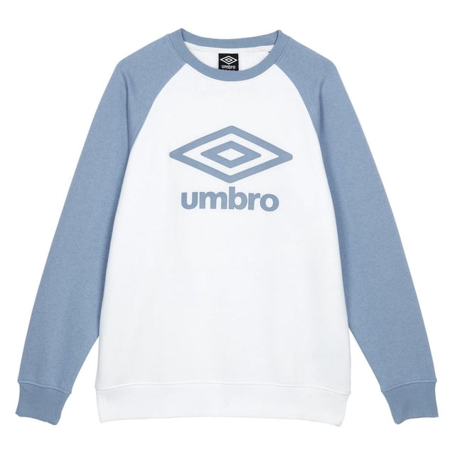 Umbro - Jersey Core Raglan para Hombre (Negro, Gris Bosque)