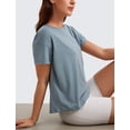 thumbnail image 4 of Remera CRZ YOGA de Algodón Pima Corte Relax Azul Talle S, 4 of 4