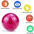 thumbnail image 5 of 3D Maze Ball Maze Puzzle Ball Magic Brain Teasers Games Sphere Educational Puzzle Toys Maze Puzzle Cube Ball for Adults and Students Teens and Hard Challenges Game Lover, 5 of 5