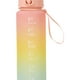 thumbnail image 2 of Botella de agua de color degradado de 1000 ml Botella deportiva de gran capacidad para viajes (D), 2 of 5