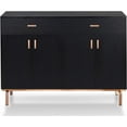 thumbnail image 6 of HOMES Inside + Out Brysin 2 Drawer Contemporary Style Buffet Server, Black/Rose Gold, 6 of 10