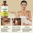 thumbnail image 2 of Abbasi & Co 100% Pure Vitamin E Oil – 150,000 IU Organic Essential Oil for Face, Skin, Hair & Scars – Moisturizes Dry Skin, Reduces Wrinkles – 100ML, 2 of 6