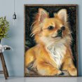 thumbnail image 3 of Cuadros Decorativos 5D Diamond Painting DIY Fox Terrier Kits Full Round Drill Rhinestone Imágenes Likrtyny embutido en tela, 3 of 9
