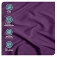 thumbnail image 2 of 2-Pack Fitted Bottom Sheets Twin XL - Premium 1800 Ultra-Soft Wrinkle Resistant Microfiber - Deep Pocket (Twin XL, Plum), 2 of 8