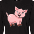 thumbnail image 4 of Inktastic Cute Pig Long Sleeve T-Shirt, 4 of 5